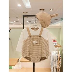 [압소바] (베이지)(조카백일돌선물)밍키 바디슈트(모자) (A2710626)