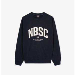 뉴발란스 NBSC 기모 맨투맨 세미오버 공용 B1 NBNCF41023 59 AC
