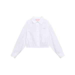NBA키즈  크롭 커버업 셔츠 K251SH650P-GR