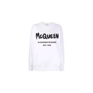 25 FW Alexander McQueen 알렉산더 맥퀸 로고 프린트 크루 넥 스웨트셔츠 659975QZAD5 TP443465513