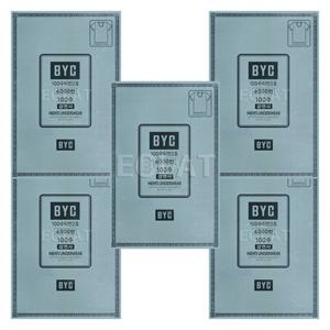 [BYC] 100수 남성 반팔 런닝 5종 세트 BYI6039