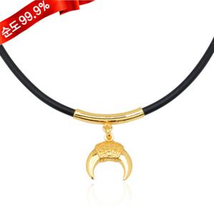 순금 목걸이 7.5g 24K [블랙줄 9089]
