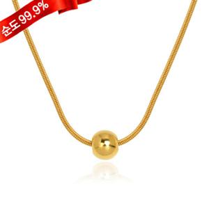 순금 목걸이 26.25g 24K [볼체인] 여자