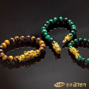 남자 순금 팔찌 호안석 용  18.75g