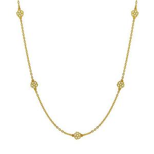 [한국금다이아몬드] 여자 순금 목걸이 하트 크로바 24K 3.75g 18K장식