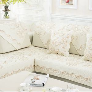밀크 순면 쇼파패드 2인용소파패드 70 x 150cm