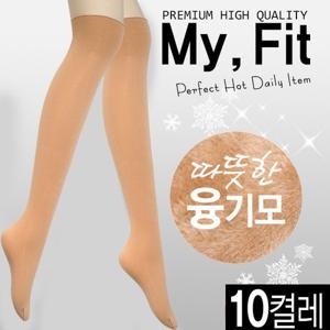 [마이핏]기모판타롱스타킹살구색 10족