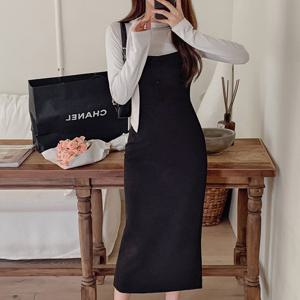 [모어렌] 마렌느 뷔스티에 롱 원피스 [top0477]