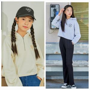 [더데이걸]기모쭈리 반집업 후드 티TGMH23T01
