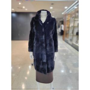 [GEO FUR] 천연모피 휘메일 밍크 풀스킨 롱 코트_G004SLC0110