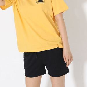 여자 반바지 트레이닝 운동복 4부 허리 밴딩 핫 팬츠