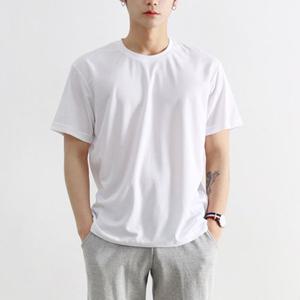 남성 쿨론소재 무지 반팔티 DM-TSH-QDAE714M-화이트