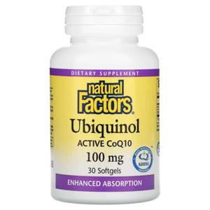 내추럴팩터스 유비퀴놀 액티브 코큐텐 100mg 30소프트젤