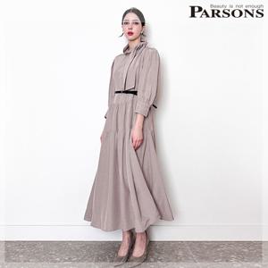 [파슨스] [Flat white] Praha Ribbon Dress (PW2S2OP03)