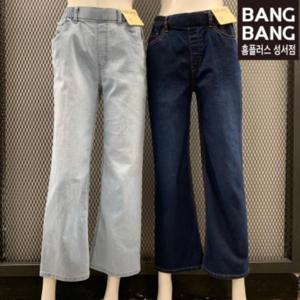 뱅뱅 HC04 봄여름여성밴딩얇은와이드스판청바지 NQK263