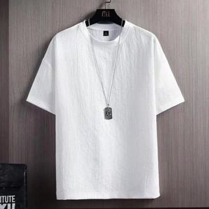 [모로엠] 남성티셔츠기본컬러 심플 남친룩 DMS-TSH-Q2445596