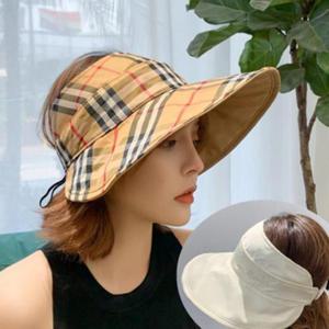 [라일리] Rly 여성선캡 휴가 바캉스 스타일 해변모자 여름모자