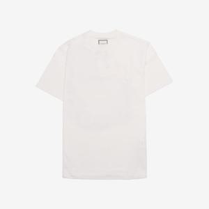 우영미 그래픽 반팔 티셔츠 화이트 여성 M241TS03701W