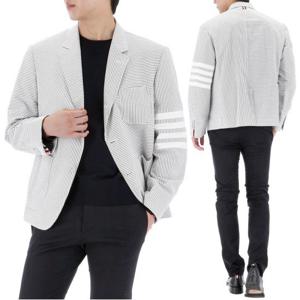 톰브라운 스트라이프 브레스티드 블레이저 MJC395F 00572 035