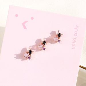 [폭스타일] [낱개판매] 루시퍼 썬더 별 트라거스 귓바퀴 피어싱