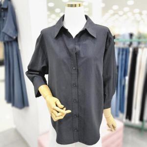 [비지트인뉴욕]카라 7부소매  셔츠남방블라우스 VA7SS90i_US