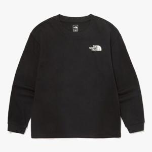 [백화점]노스페이스 키즈 NT7TQ50T 블랙 하이 마운틴 긴팔 라운드 티셔츠