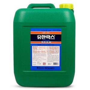 유한락스 주방용 18.5L 20kg 말통 1개