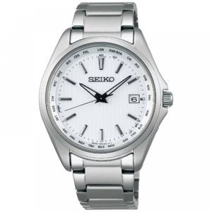 세이코 SBTM287 [솔라 라디오 보정] 세이코 셀렉션 (SEIKO SELECTION) 월드 타임 기능을 갖춘 티타늄 솔라 라디오 컨트롤 시계 [정품]