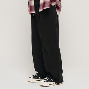 [카고브로스]SIDE INCISION WIDE BALLOON PANTS (BLACK)
