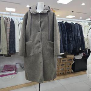 오버톤 DP01 후드배색오버핏코트 KDFH500