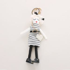 샵앤) 여성 전신 인형 키링 J-NN-WAC-0785-2(진주백)