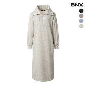 [비엔엑스]아노락 터틀넥 무지 기모 원피스 (BW4OP011L0)