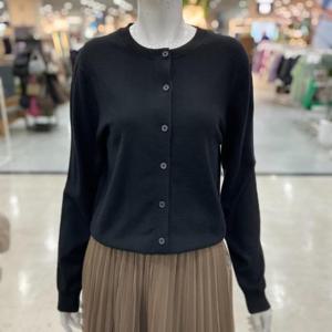 SOUP sh06 베이직 라운드 반팔 가디건 AB3GD35
