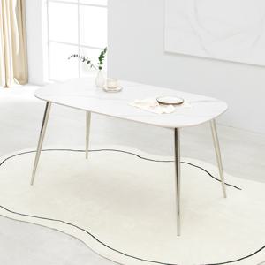 헤이즈 세라믹 1400X800 타원형 12T 포세린 통 테이블