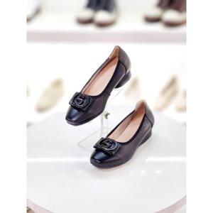 [세레스]세레스 세이브존07 사각코 소가죽 단화 3cm NR S161 (28