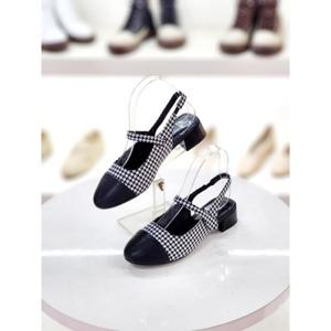 [세레스]세레스 세이브존07 체크배색 슬링백 4cm KRP298 (284475