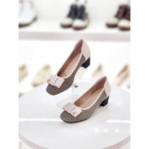[세레스]세레스 세이브존07 리본 헤링본 펌프스 4.5cm NR M869 (