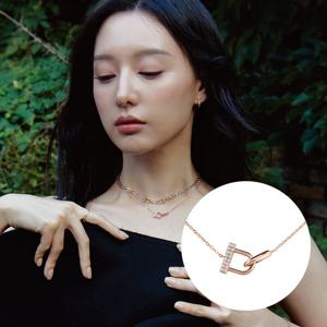 [스톤헨지][김지원PICK] U Lock 14K 목걸이 H0118