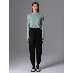 [보니스팍스]우븐 배색 핀턱 팬츠 (택가격 119000원)