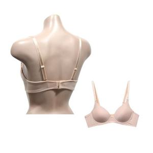 심플 몰드 노와이어 A컵 브라 - 소프트브라운 속옷