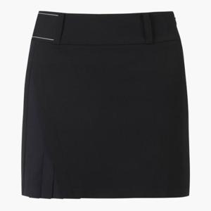 M GQC DP12WFSK21-BLKG 여성 플리츠 포인트 H라인 스커트 / BLKG