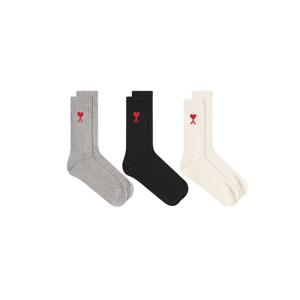 아미 하트 로고 삭스 3팩 공용 BFUSC003 379 971