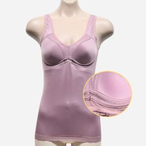 고신축 기모 노와이어 몰드 브라런닝 - 로즈핑크