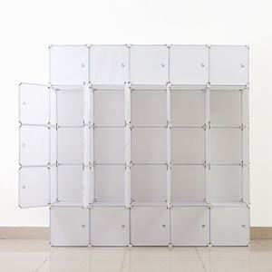 수납장 심플리 화이트 선반 옷장 183x183cm DIY 옷수납장