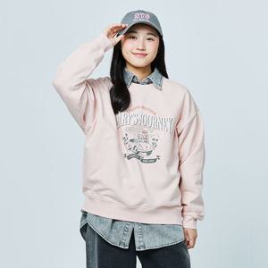 [소이]여자 가을이월 빈지티일러스트 바이오맨투맨티(25S5453)