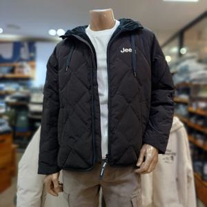 [지프](공용 ) 다이아ST  후드 다운점퍼 JN4JPU304BK_BP