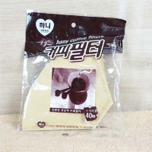 하니 커피필터 대5 10인용 40매 2EA