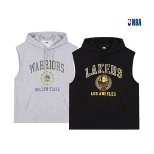 [엔비에이]남녀공용 엔비에이 [GSW][LAL] 슬리브리스 후드 티셔츠 N252TH050P
