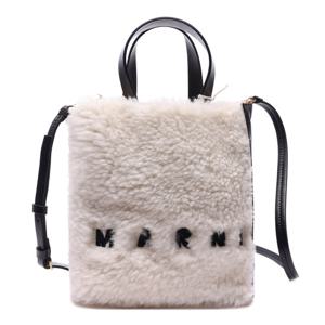 [마르니] 22FW 여성 MESEO 양모 미니 토트숄더백 (SHMP0040L1_LM071_ZO186_22F)