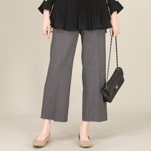 애비뉴투지 엄마옷 겔럭시 밴딩 주머니 봄 가을 와이드 팬츠 통바지 P03356